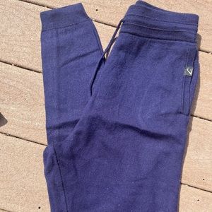 Women's Casual Knit Jogger Pants - Navy
